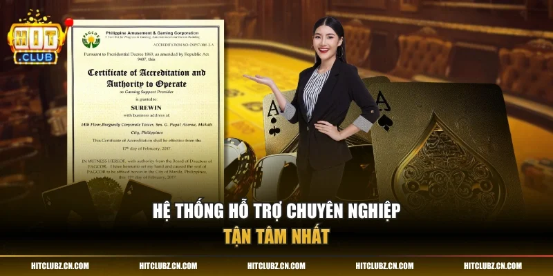 Hệ thống hỗ trợ chuyên nghiệp tận tâm nhất