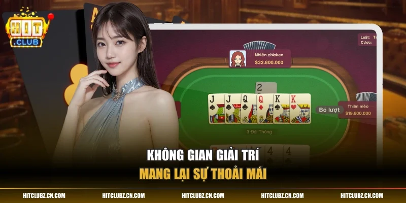 Không gian giải trí mang lại sự thoải mái